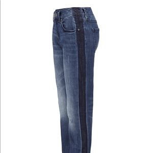 Cabi Tuxedo High Straight Jean